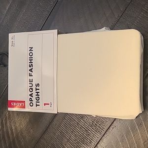 OFF WHITE SIZE XL FASHION TIGHTS FOR LADIES